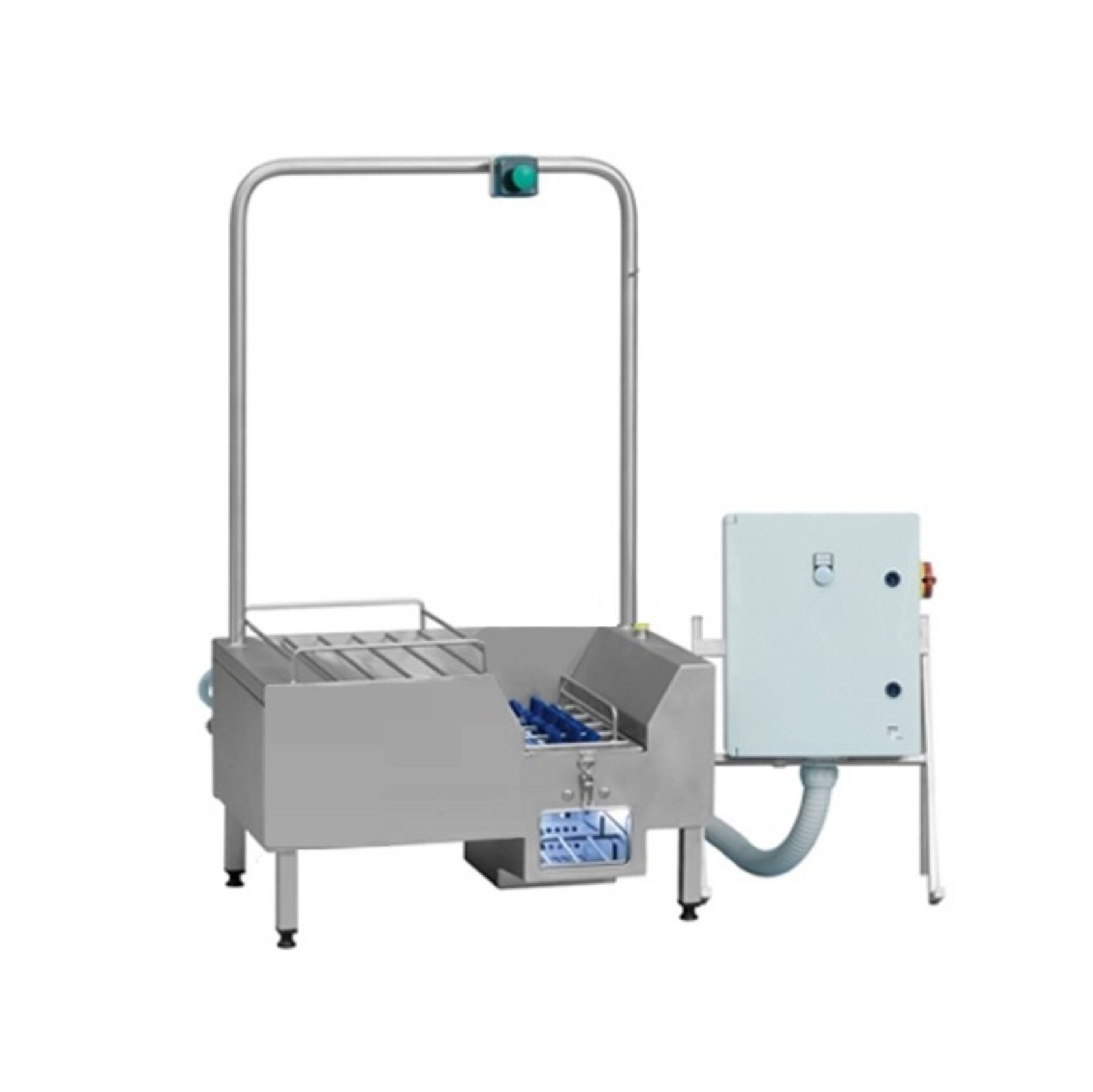 Wet sole cleaning station